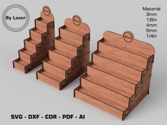 5 Layer Display Stand for Laser Cut File Review