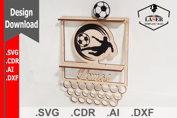 Award Medal Holder, Medal Display Hanger for Laser Cutting and Wall Decor