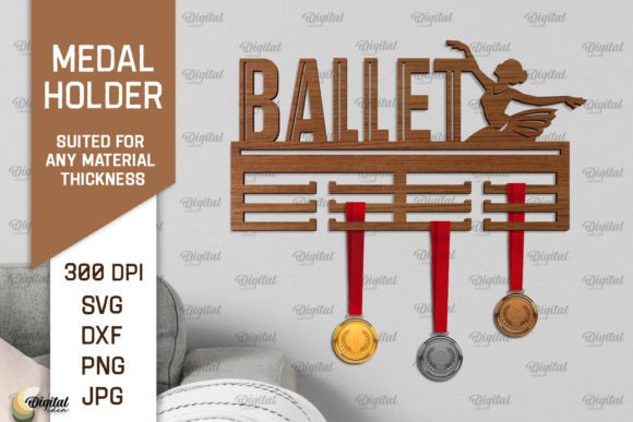 Ballet Medal Display Laser Cut SVG Review