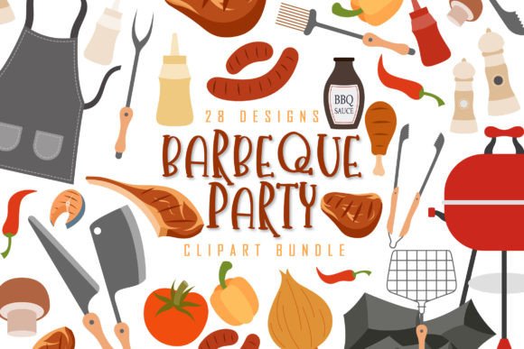 Barbeque Party Clipart Bundle: A Review for Graphics and Illustrations Sellers