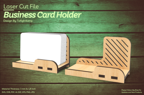 Business Card Holder Glowforge Laser Review