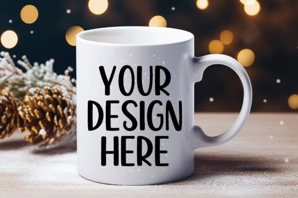 Christmas Mug Mockup Bundle Vol 14: Graphics for Mugs Amp