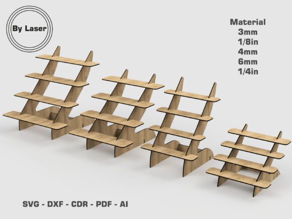Crafting Display Stand Laser Cut Files for Stands