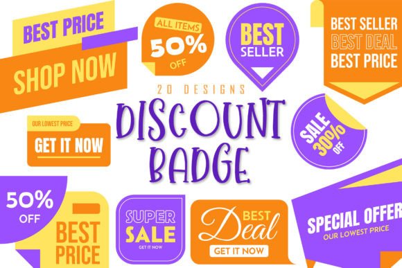 Discount Badge Bundle: Essential Graphics for Crafts
