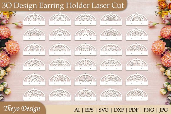 Earrings Holder Display Laser Cut Bundle Review