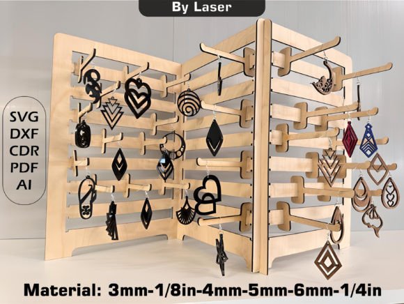 Keychains and Jewelry Stand Laser Cut Review