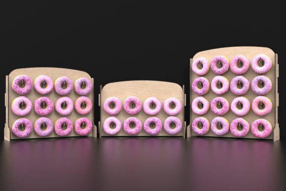 Laser Cut Donut Stands Svg Files for Modern Blogs