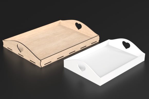 Laser Cut Serving Tray Svg Files for Stands