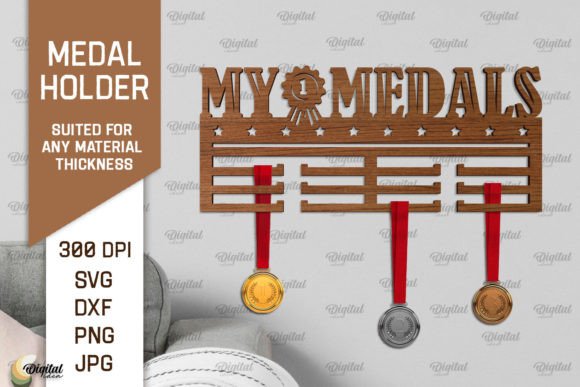Medal Display LaserCut. Medal Holder SVG Review
