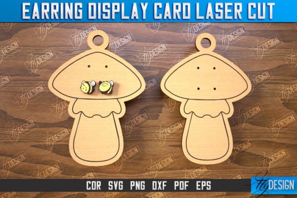 Mushroom Earring Display: Laser Cutting Design Review