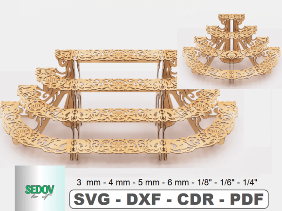 Openwork Display Shelves Laser Cut Files: A Designer’s Review