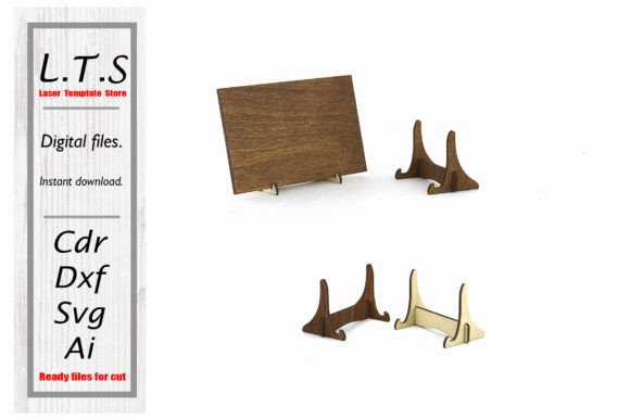 Photo Frame Stand I Easel Plate Stand for Laser Cutting