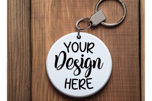Round White Keychain Mockups 2: A Designer's Review for Graphics