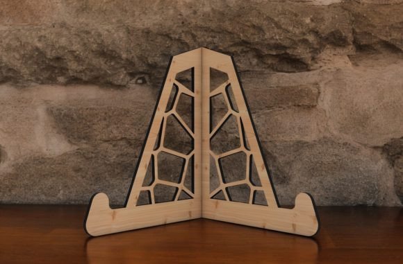 Sleek Sturdy Easel Display Stands SVG for Laser Cutting
