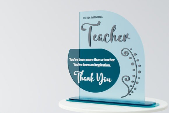 Teacher Appreciation Display Gift Laser: Stands for Editorial Excellence