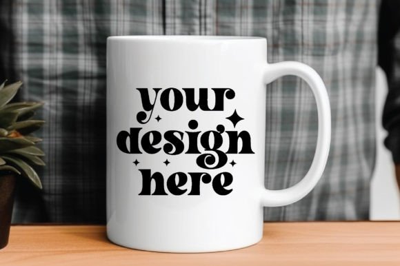 White Coffee Mug Mockup 8 for Graphics and Mugs Amp